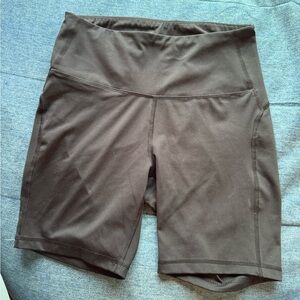 All in Motion Black Women's Athletic Biker Shorts